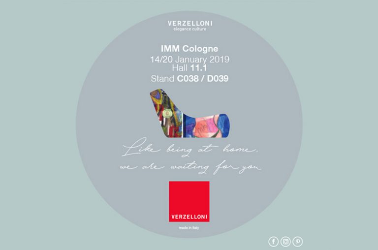 Save the date-Imm Cologne 2019 - Verzelloni